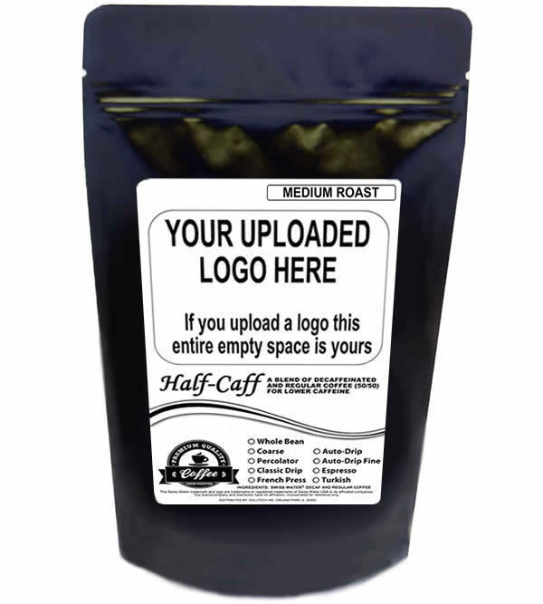 Half Caff Blend Coffee, 1 LB