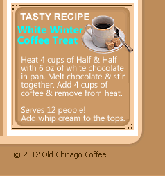 Chicago Coffee Winter Recipe