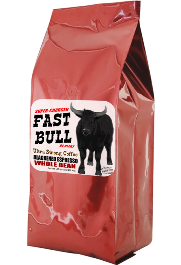 Fast Bull Smooth Crema Espresso 5 LBS - Whole Bean Espresso Coffee