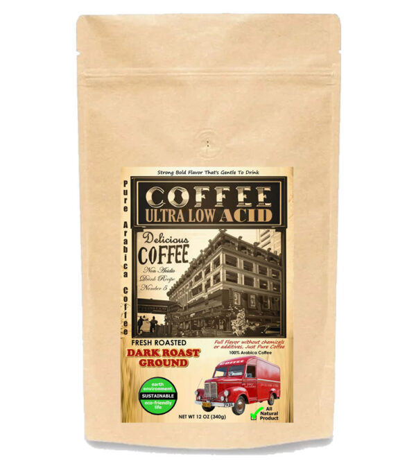 Low acid no acid fresh coffee